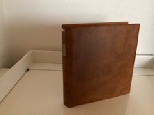 Reliure à anneaux Lindner (18 anneaux) 1 fois utilisée vide marron