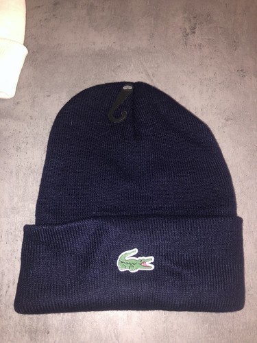 Bonnet unisexe lacoste bleu - bonnet,