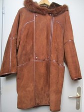 Manteau peau lainée 100% mouton - T42