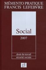 Social 2007: Droit du travail sécurit... - Collectif - V215699