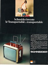 PUBLICITE  1968   SCHNEIDER