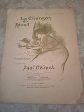 Partition ancienne "La Chanson du Réveil" Botrel-Delmet, Paris 1907