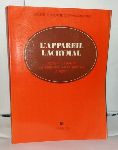 Appareil lacrymal royer - |,