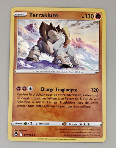 Carte pokémon terrakium - carte,