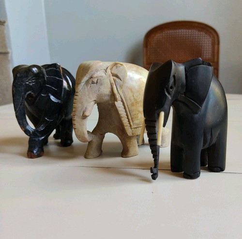 Lot éléphant figurines - éléphant, 3