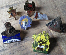 Johnny Hallyday-Série pins émaillés, collectors-Thème Johnny, légende. . .