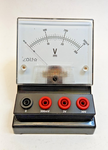 Voltmetre table continu - table,