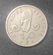 Nouvelles Hébrides pièce de 10 Francs 1970 sans IEOM  400 000 Exemplaires