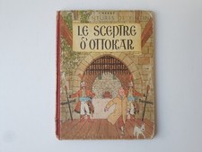 BD Tintin Le Sceptre d'Ottokar EO couleur 1947 Hergé Casterman Dos rouge B1