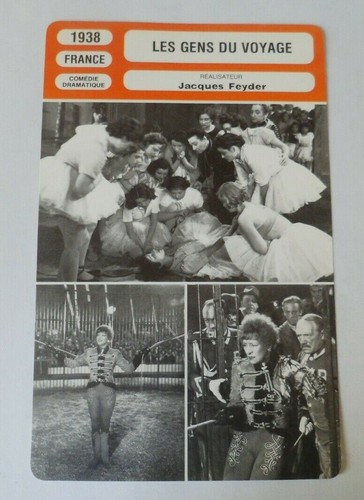 Carte fiche cinema 1938 - cinema,
