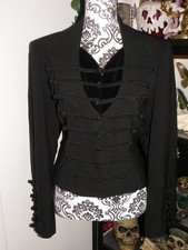 Veste noire Officier Vintage