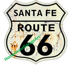 Route 66 Santa Fe Aged Design