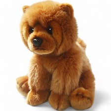 Carl Dick Chow-Chow assis environ 25 cm, doudou, peluche