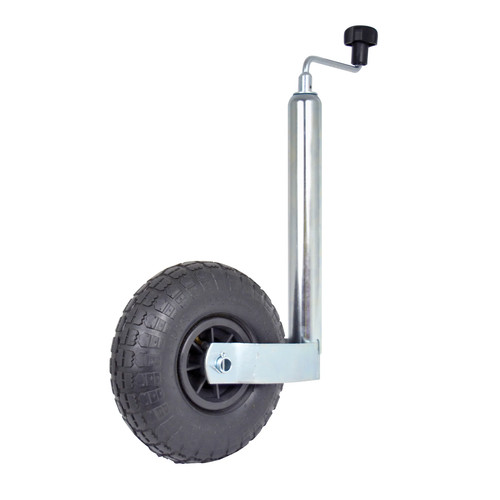 Roue jockey 260x80mm tube - roue,