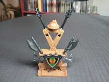 Moyen-Age PLAYMOBIL Présentoir armes médiévales N°1 - Hallebardes épées massues