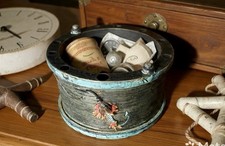 Vintage Fly Fishing Reel Desk