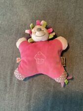 O/  Doudou Nattou Hérisson Semi plat Rose Cupcake Brioche Pois Fleur 