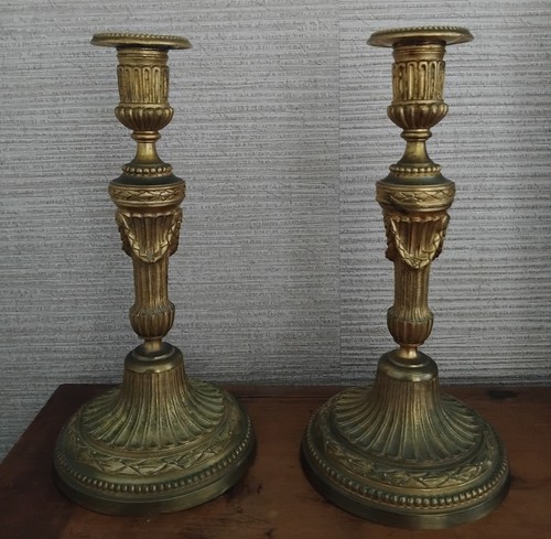Paire chandeliers bougeoirs - de,