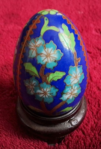Oeuf laiton cloisonné - oeuf,