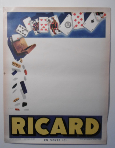 Ricard affiche originale - ricard,
