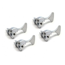4 Mecaniques de Basse Chrome Hipshot Licensed Ultralight 1/2 Clé Y