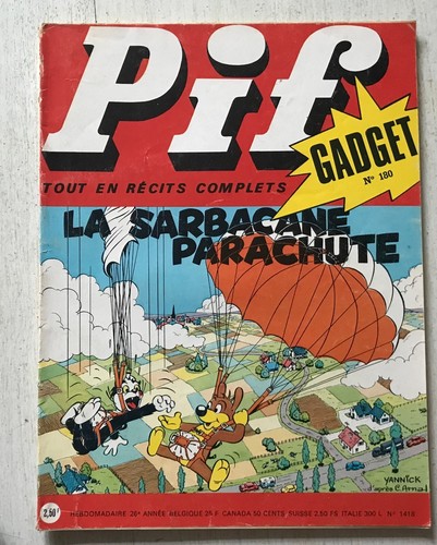 Magazine pif gadget ancien - pif,