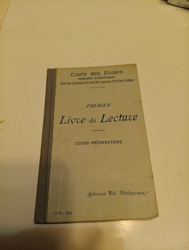 Livre scolaire ancien - scolaire,