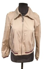 Très Beau Et Authentique Blouson Beige Coton Sandro 36 Tbe