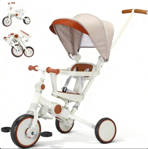 Push foldable tricycle - push,