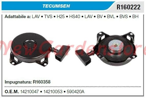 Démarrage tecumseh tracteur - démarrage,