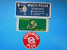 Autocollants peche RAMEAU PLUS / BALZER / MULTI-PECHE