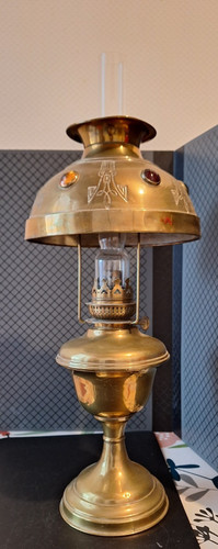 Ancienne lampe pétrole en - lampe,