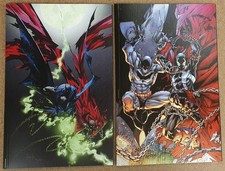 2 COMICS BATMAN SPAWN N° 1 DC 2023 McFARLANE CAPULLO BOOTH