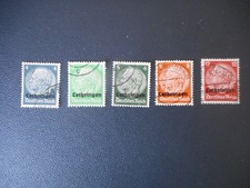 Lot 5 timbres oblitérés