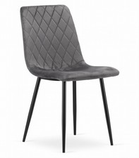 Fauteuil TURIN - velours gris