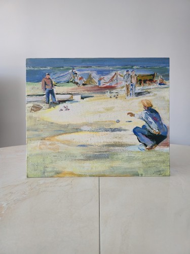 Tableau huile sur toile - huile,