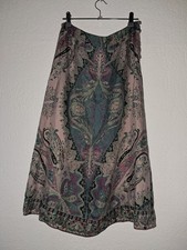 Jupe Évasé Soie Motif Floral