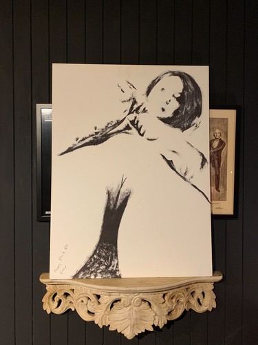 Tableau contemporain nu - –,