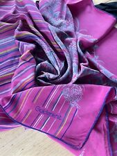 Foulard/Shawl/Schal★GOLDENKNIT★En soie 100%-roulotté main 50 g★Silk SCARF