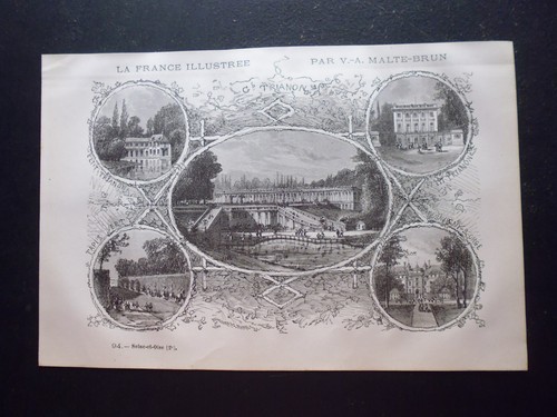 Gravure 1883 france - gravure, :1883:la