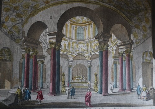 Rome vue optique - vue, 18e