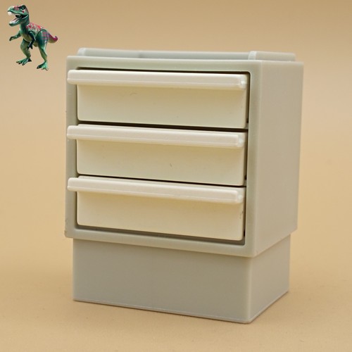 Playmobil tiroir gris-table