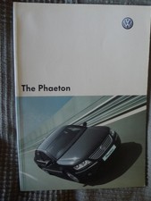 CATALOGUE VOLKSWAGEN THE PHAETON  5/03 ANGLAIS