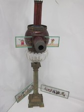 Grande Lanterne Magique Polychrome Boule sur pied en Marbre + Plaques illustrées