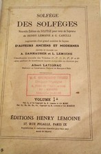Lot de 2 livres de solfèges Lenain et solfège des solfèges (A2)
