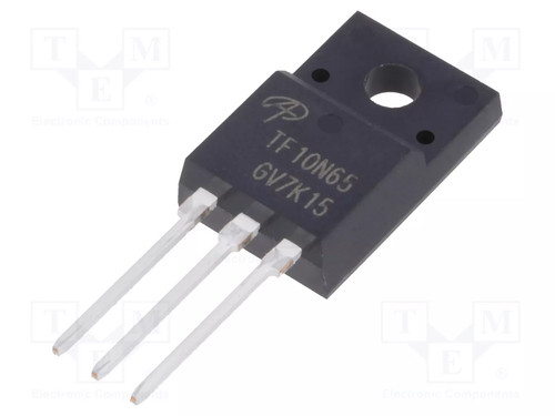 Alpha aotf10n65 transistor - aotf10n65,