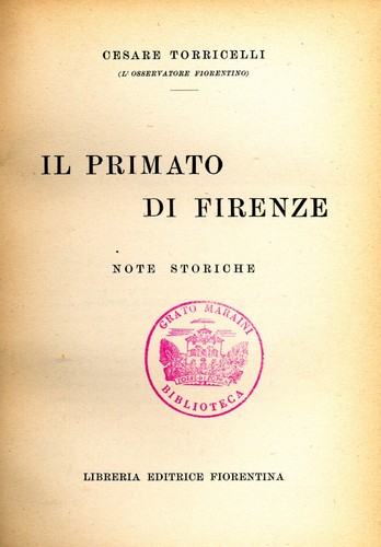 Primat florence notes - primat,