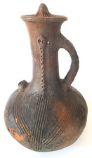 Ancienne jarre en terre cuite Ethiopienne, Jebena, Afrique, Art tribal.