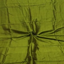 Ancien Vert 100% Pur Soie Sari Tissé À La Main Vestige 3,7 M Tissu Pour