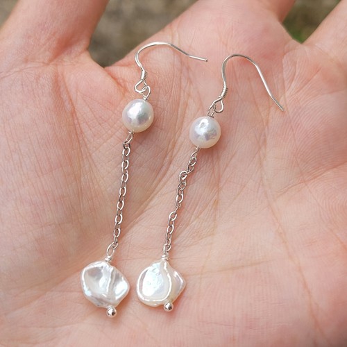 Boucles oreilles perles - boucles,